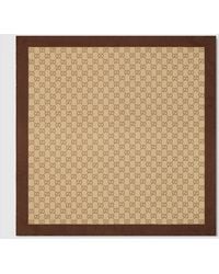 Gucci - Printed Silk Twill Carré - Lyst