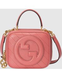 Gucci - 〔グッチ ブロンディ〕トップハンドルバッグ, ピンク, Leather - Lyst