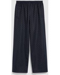 Gucci - Gg Cotton Canvas Pants - Lyst