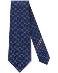 Gucci - GG-pattern Silk Tie - Lyst