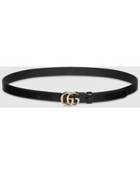Gucci - Gg Marmont Belt, Size 75, Leather - Lyst