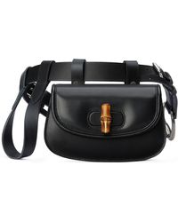 Gucci Mini Belt Bag With Bamboo - Black