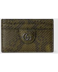 Gucci - Porte-Cartes En Python - Lyst