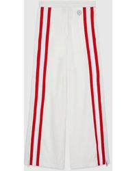 Gucci - Technical Jersey Trousers With Web - Lyst