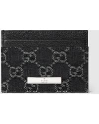 Gucci - Card Case With Plaque - Lyst
