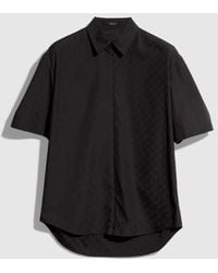 Gucci - Gg Cotton Poplin Zip Shirt, Size 58, Ready-To-Wear - Lyst