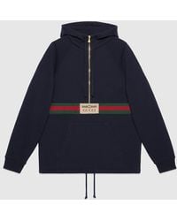 Gucci - Sweatshirt Mit Web Und Vintage-Logo - Lyst