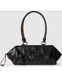 Gucci - Medium Boston Bag With Double G Detail, Leather - Lyst
