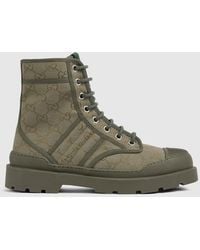 Gucci - Stivale Uomo Con Dettaglio Web, Taglia - Lyst