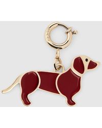 Gucci - ドッグ シェイプ バッグ チャーム, ボルドー, メタル - Lyst