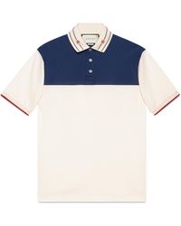 white gucci polo t shirt