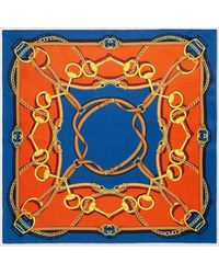 Gucci - Reversible Printed Silk Twill Carré - Lyst