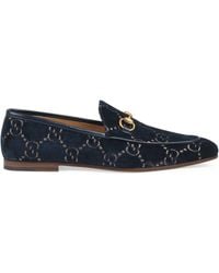 Gucci Jordaan GG Loafers - Blauw