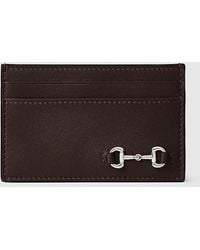 Gucci - Porte-Cartes Avec Détail Mors - Lyst