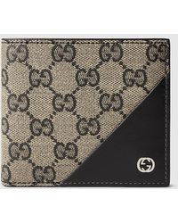 Gucci - Bi-Fold Wallet With Interlocking G - Lyst