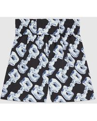 Gucci - 3d Glass Horsebit Print Fabric Shorts - Lyst