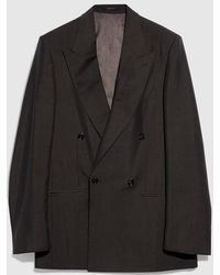 Gucci - Pinstripe Wool Mohair Jacket - Lyst