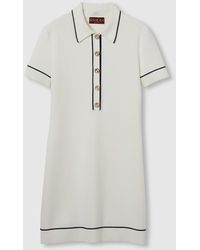 Gucci - ファインウール ポロドレス, ホワイト, ウェア - Lyst