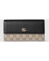 Gucci - Bi-Colour Gg Marmont Continental Wallet - Lyst