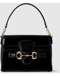Gucci - Horsebit Duomo Small Top Handle Bag, Leather - Lyst