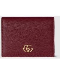 Gucci - Bi-Color Gg Marmont Small Wallet - Lyst