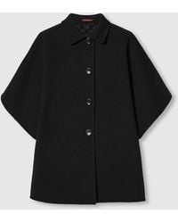 Gucci - リバーシブル Ggシルク ウール コート, ブラック, ウェア - Lyst