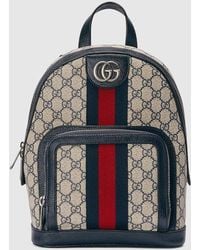 Gucci - 〔オフィディア〕Gg スモール バックパック, ブルー, Ggキャンバス - Lyst