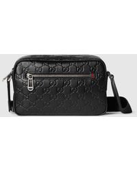 Gucci - Gg Emblem Small Crossbody Bag - Lyst