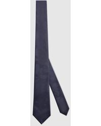 Gucci - Double G Silk Jacquard Tie - Lyst