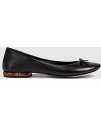 Gucci - Ballerina With Bamboo, Leather - Lyst