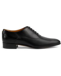 Gucci Lace-up Shoe With Double G - Black