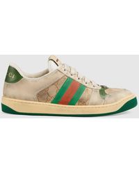 Gucci - Screener Damen-Sneaker Aus Leder, Größe - Lyst