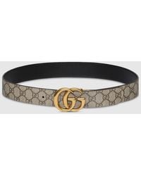 Gucci - Gg Marmont Reversible Belt, Size 65, Leather - Lyst