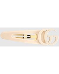 Gucci - Hair Clip With Double G, Resin - Lyst