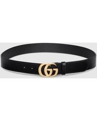 Gucci - Cut Gg Marmont Belt, Size 100 - Lyst