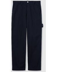 Gucci - Pantalon En Toile De Coton Épaisse Avec Étiquette, Taille - Lyst