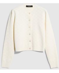 Gucci - Gg Fine Viscose Jacquard Cardigan - Lyst