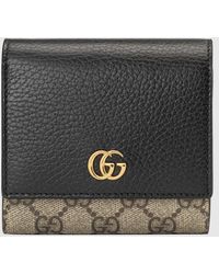 Gucci - Mittelgroße GG Marmont Brieftasche - Lyst