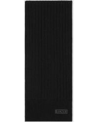 Gucci - Knit Wool Scarf With Logo - Lyst