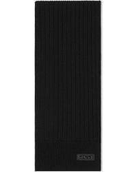 Gucci - Knit Wool Scarf With Logo - Lyst