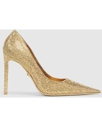 Gucci - Donna Crystal Pump, Metal - Lyst