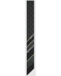 Gucci - Printed Silk Ribbon - Lyst