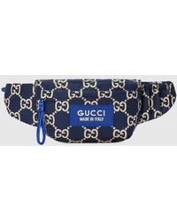 Gucci - Große Gürteltasche Aus GG Polyester - Lyst