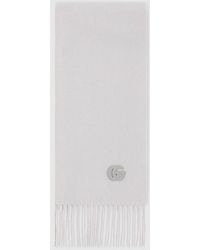 Gucci - Cashmere Scarf With Patch - Lyst