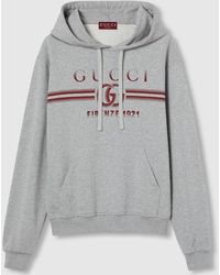 Gucci - Sweat-shirt À Capuche En Jersey De Coton - Lyst