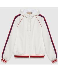 Gucci - GG Jacquard Jersey Zip Jacket - Lyst