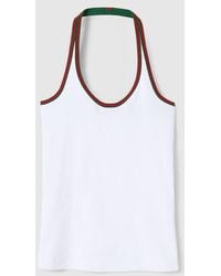 Gucci - Heavy Cotton Rib Tank Top - Lyst