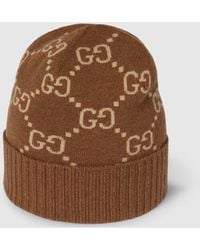 Gucci - Gg Cashmere Jacquard Hat - Lyst