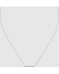 Gucci - Link To Love Necklace With Diamonds - Lyst