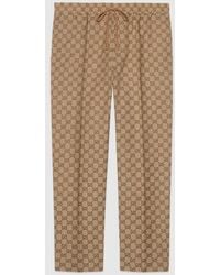 Gucci - Gg Canvas Track Bottoms - Lyst